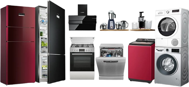 AC, refrigerator, washing machine, oven, dishwasher, geyser and other home appliances we repair
